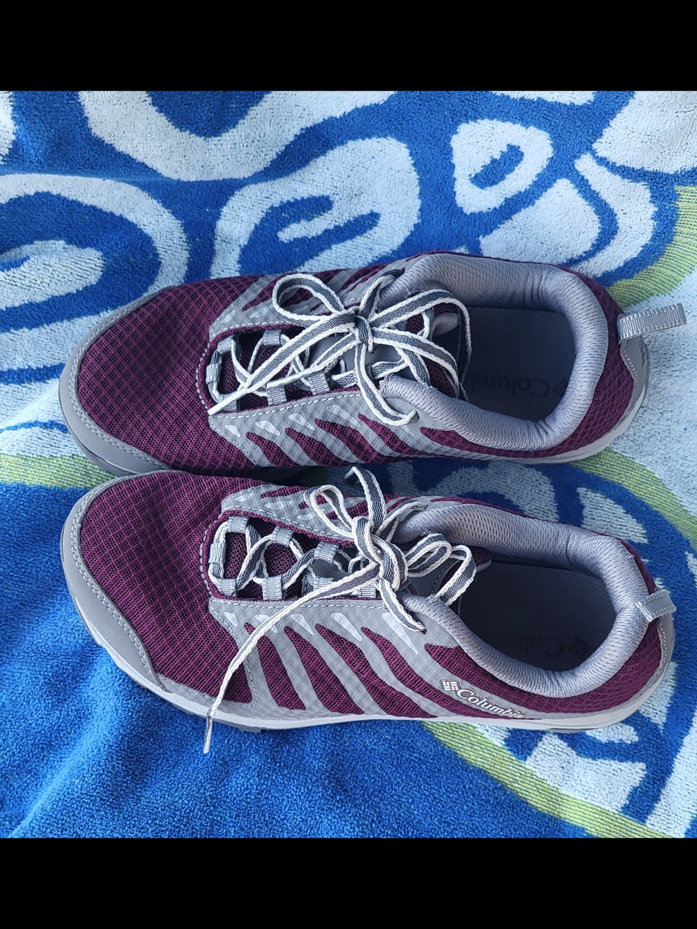 Columbia Women’s Lightweight Purple Trail Sneakers - Picture 6 of 7